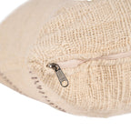 Housse de coussin Stonepath en coton écru 50x70 cm, vue 6