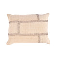 Housse de coussin Stonepath en coton écru 50x70 cm