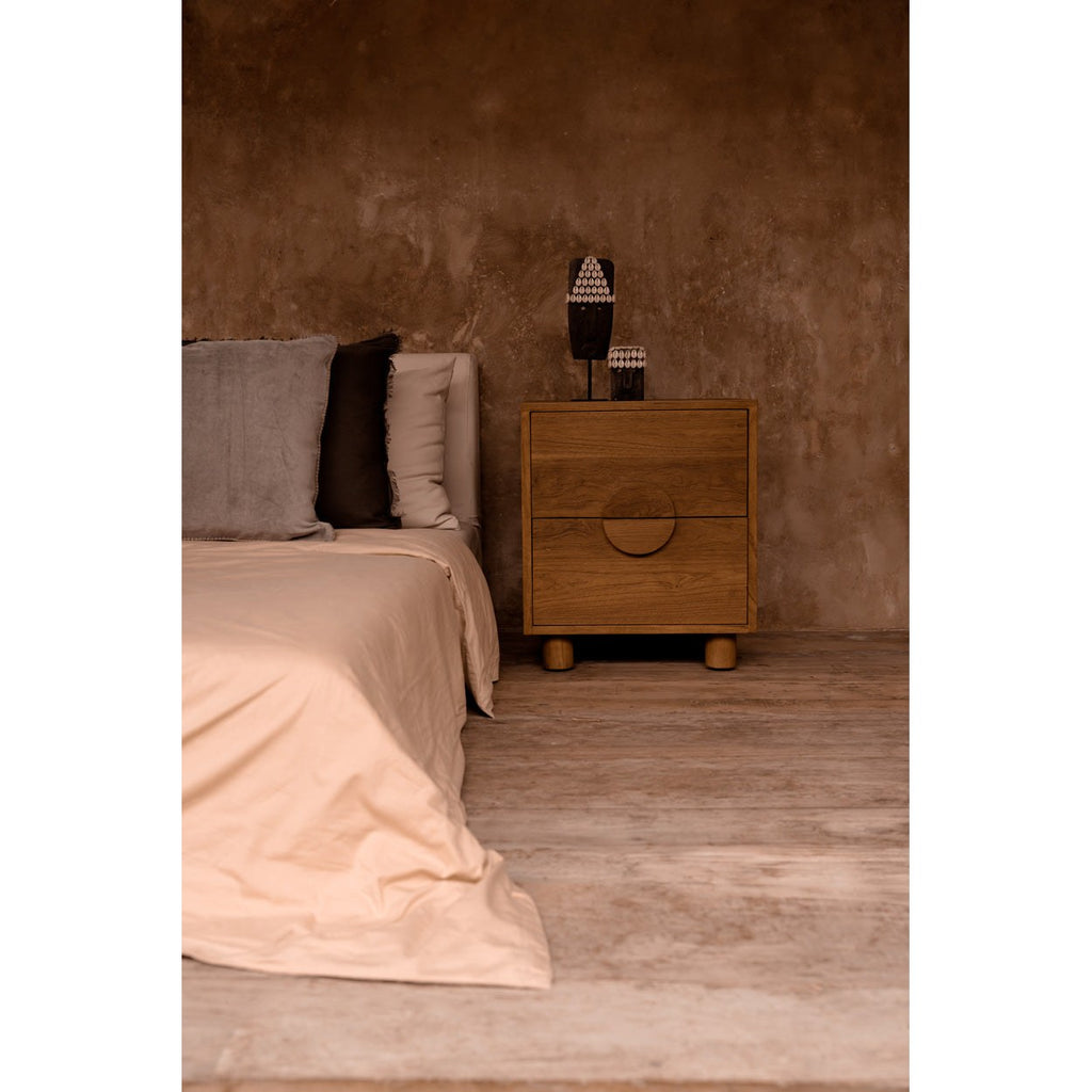 Housse de coussin Velvet Crush en velours gris perle 50x50 cm, vue 3