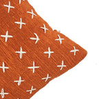 Housse de coussin Zillion Kiss en coton orange terre cuite 50x50 cm, vue 5