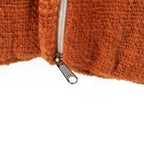 Housse de coussin Zillion Kiss en coton orange terre cuite 50x50 cm, vue 6