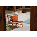 Housse de coussin Zillion Kiss en coton orange terre cuite 50x50 cm, vue 8