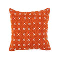 Housse de coussin Zillion Kiss en coton orange terre cuite 50x50 cm