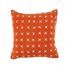 Housse de coussin Zillion Kiss en coton orange terre cuite 50x50 cm