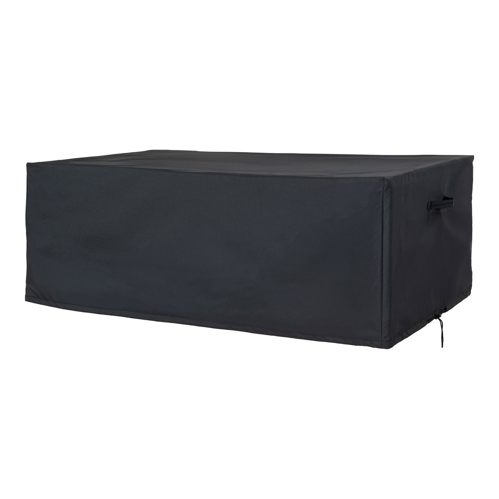 Housse Luxury Cover noir module 2 places 163x89 cm vue trois quarts