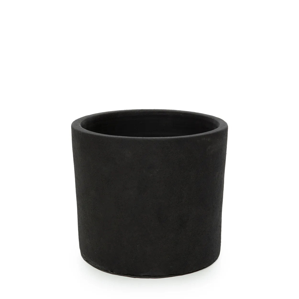 Jardinière Charcoal en terre cuite sur sellette 68 cm, vue 8