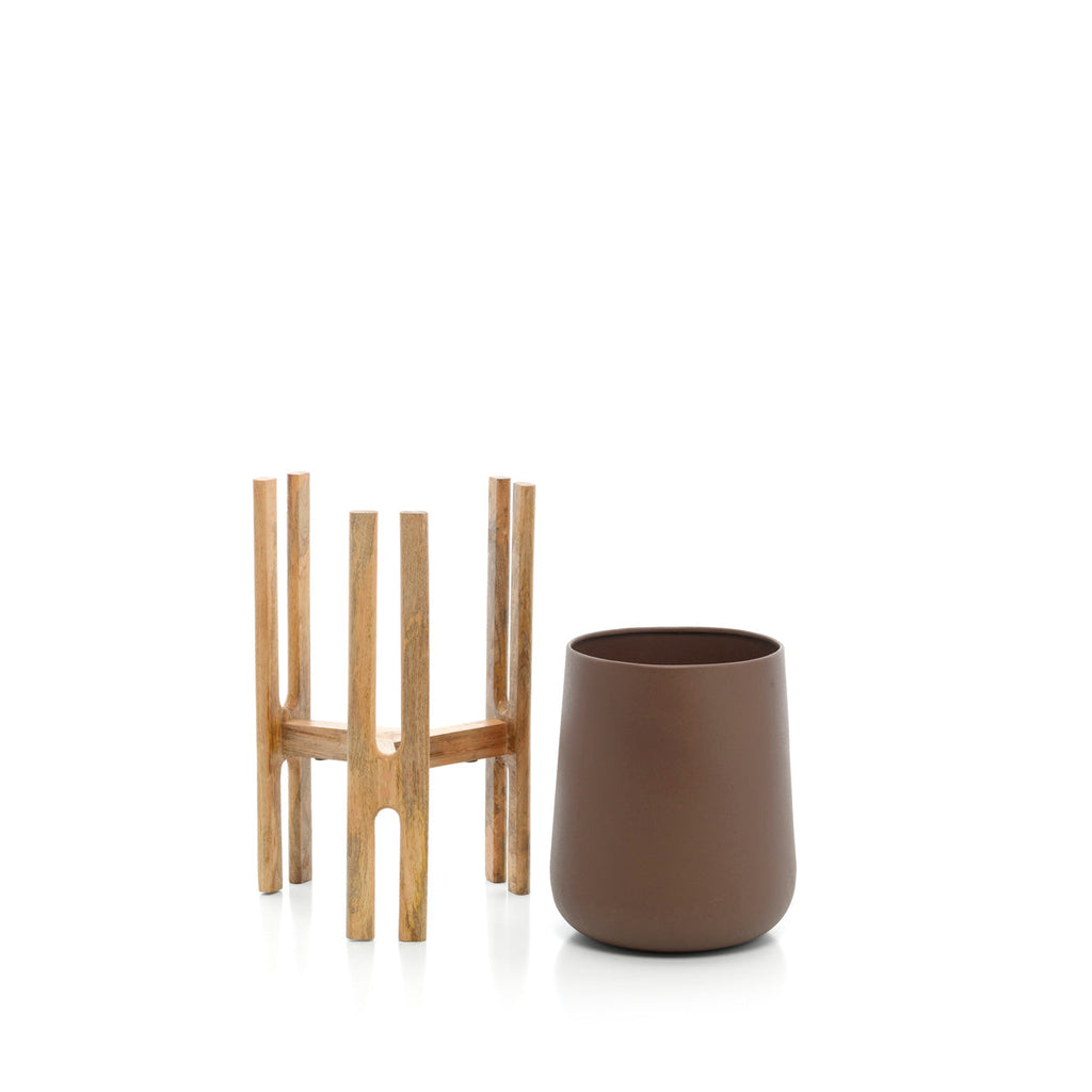Jardinière Forked Root en métal sur pied 55 cm, vue 6