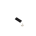 Jonction mécanique Micro11 pour rail encastré noir