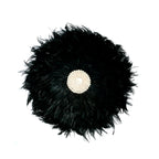 Juju hat Coastal en plumes noires 60 cm