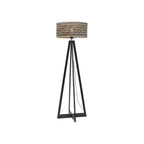 Lampadaire 4 pieds Java noir bicolore 50 cm E27