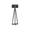 Lampadaire 4 pieds Java bambou noir 50 cm E27