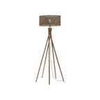 Lampadaire 5 pieds Java naturel bicolore 50 cm E27