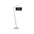 Lampadaire Andes pied naturel noir 176 cm E27