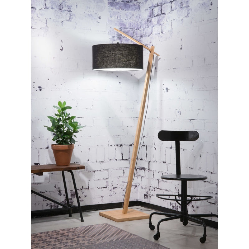 Dimensions Lampadaire Andes pied naturel 176 cm E27