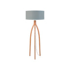 Lampadaire Annapurna bambou gris clair 159 cm E27