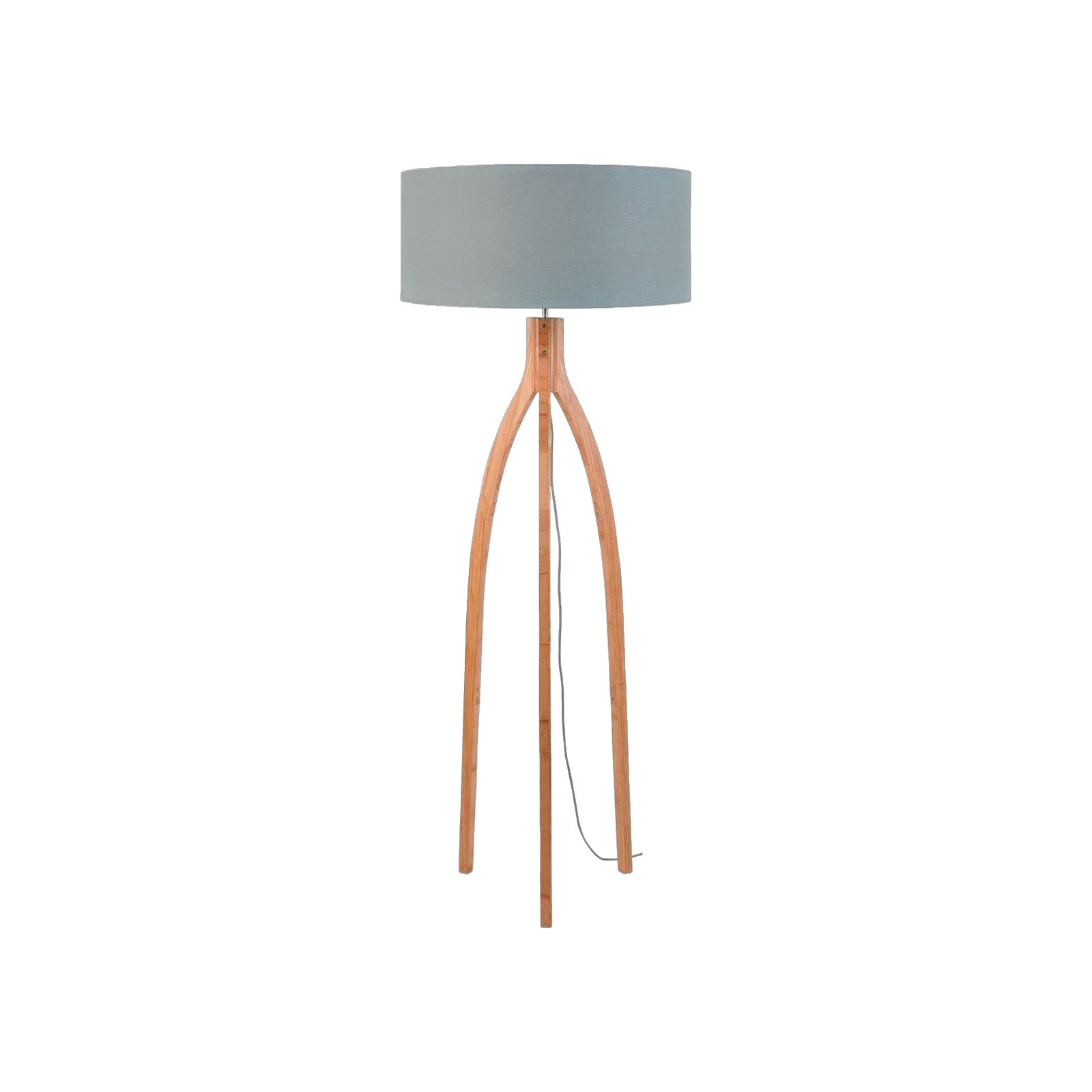 Lampadaire Annapurna bambou gris clair 159 cm E27