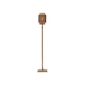 Lampadaire Bhutan bambou naturel pied droit tube 25 cm E27