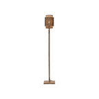 Lampadaire Bhutan bambou naturel pied droit tube 25 cm E27