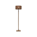Lampadaire droit Iguazu bambou jute naturel tambour 30 cm E27