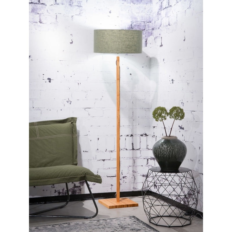 Dimensions Lampadaire Fuji bambou 158 cm E27