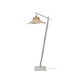 Lampadaire Ibiza bambou blanc 150 cm E27