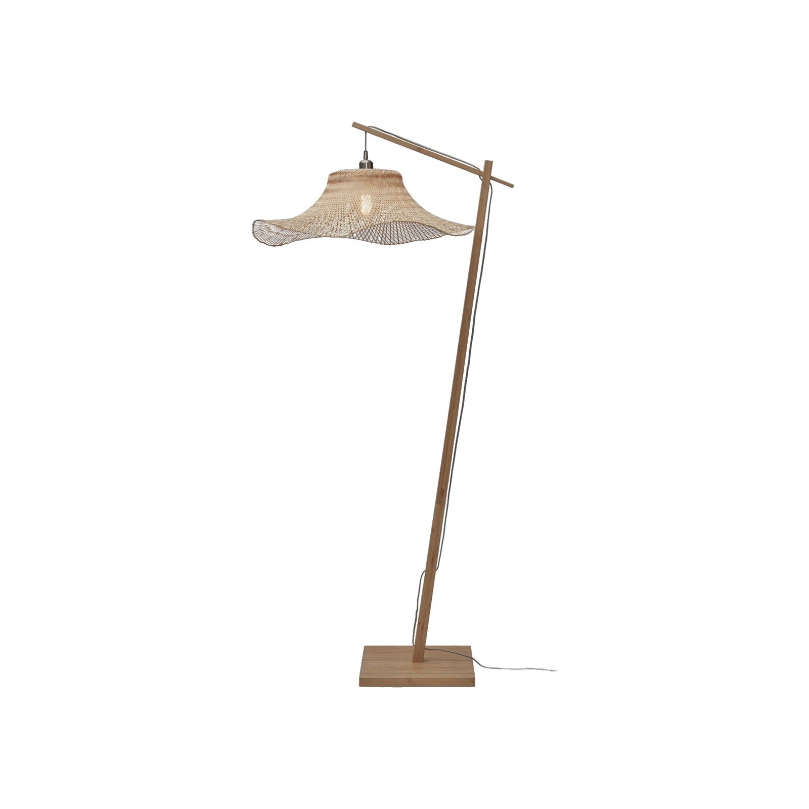 Lampadaire Ibiza bambou naturel 176 cm E27