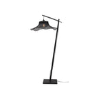 Lampadaire Ibiza bambou noir 176 cm E27
