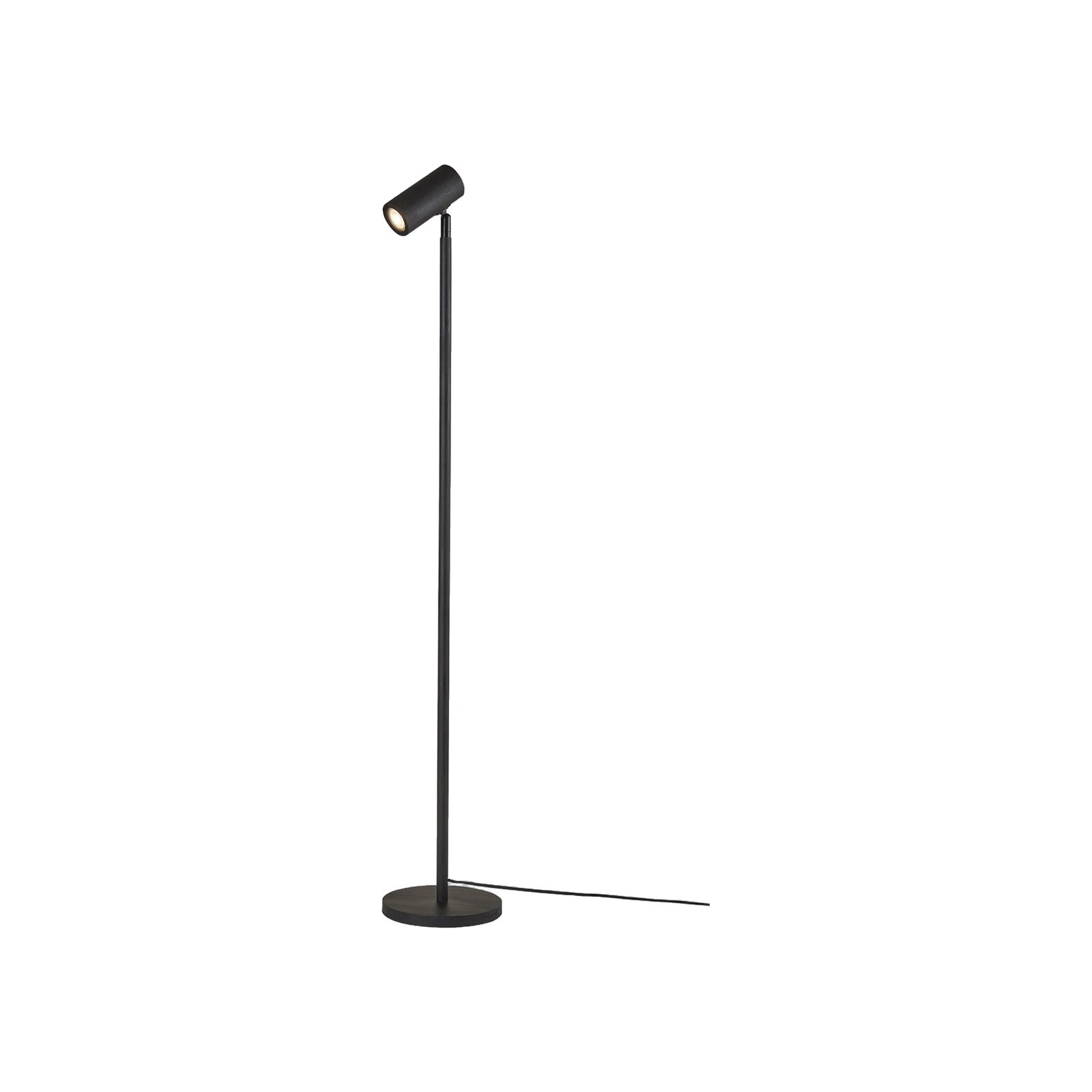 Lampadaire Java bambou GU10 noir