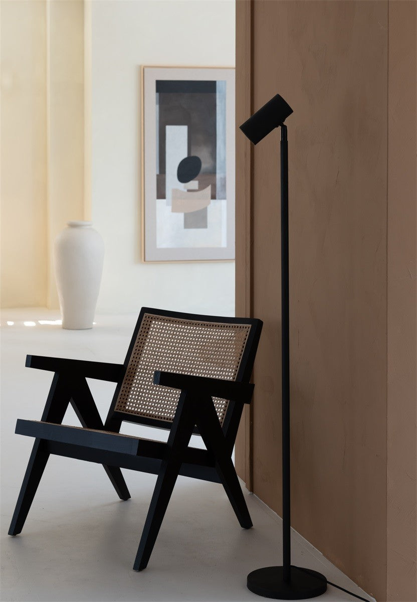 Lampadaire Java bambou noir GU10, vue 4
