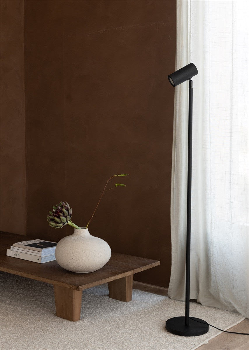 Lampadaire Java bambou noir GU10, vue 6