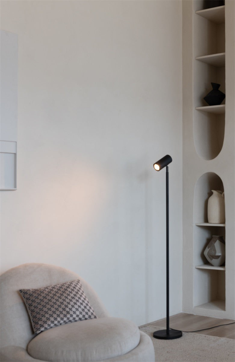 Lampadaire Java bambou noir GU10, vue 7