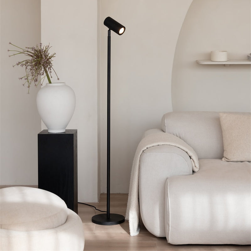 Dimensions Lampadaire Java bambou noir GU10