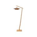 Lampadaire liseuse Bali bambou naturel 44 cm E27