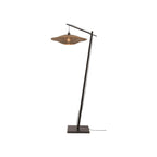 Lampadaire liseuse Bali bambou noir 60 cm E27
