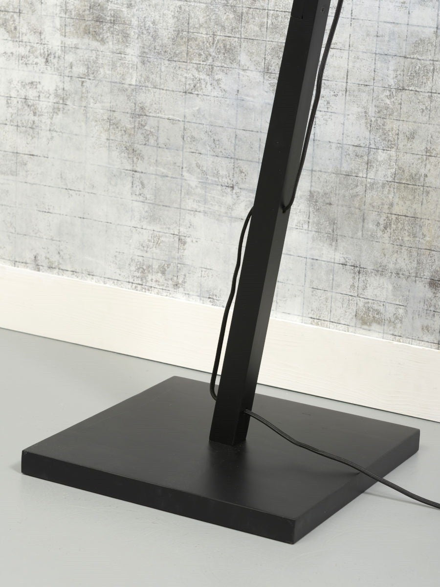 Lampadaire liseuse Bali bambou noir 44 cm E27, vue 9