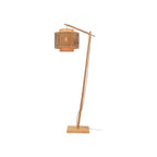 Lampadaire liseuse Bhutan bambou naturel 40 cm E27