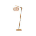 Lampadaire liseuse Bromo bambou naturel 40 cm E27