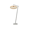 Lampadaire liseuse Cango bras blanc 60 cm E27