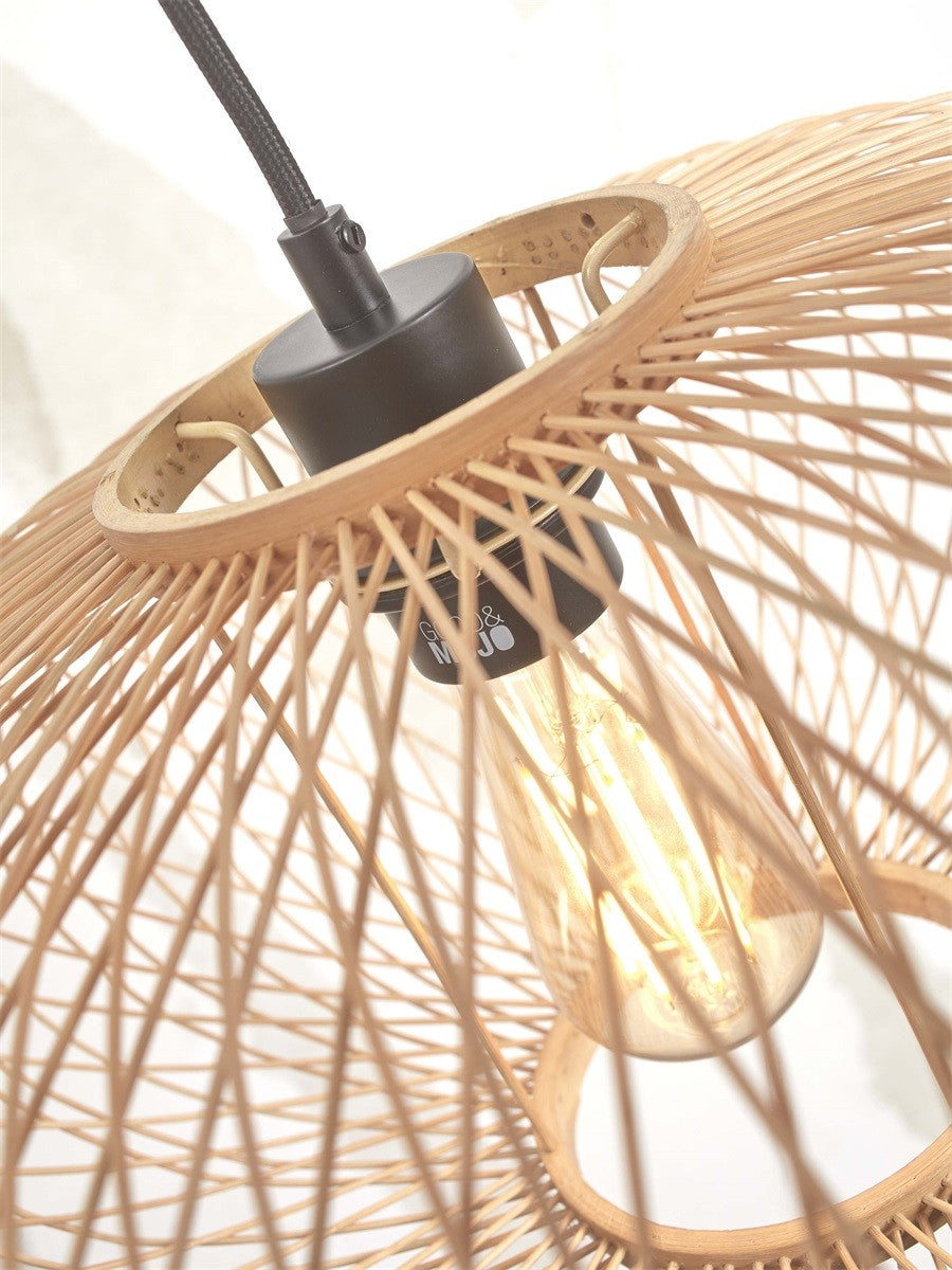 Lampadaire liseuse Cango naturel 40 cm E27, vue 3