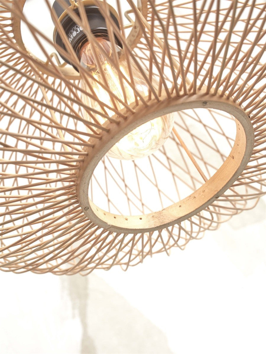 Lampadaire liseuse Cango naturel 40 cm E27, vue 4