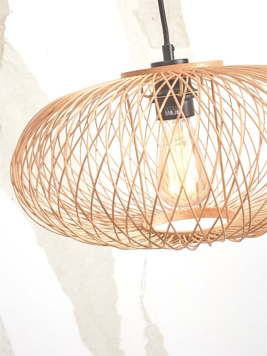 Lampadaire liseuse Cango naturel 40 cm E27, vue 5