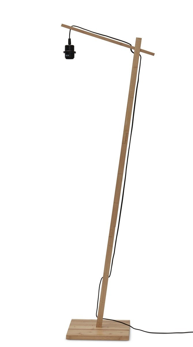 Lampadaire liseuse Cango naturel 40 cm E27, vue 9