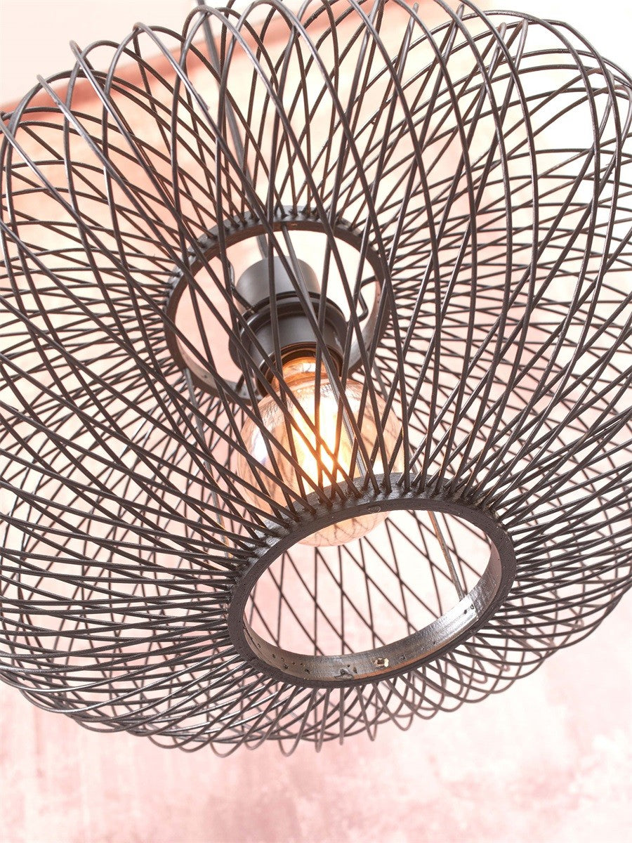 Lampadaire liseuse Cango noir 40 cm E27, vue 3
