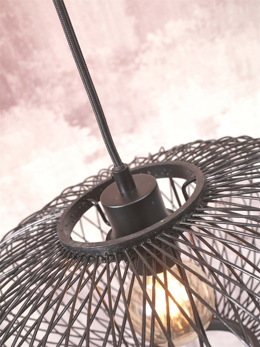 Lampadaire liseuse Cango noir 40 cm E27, vue 5