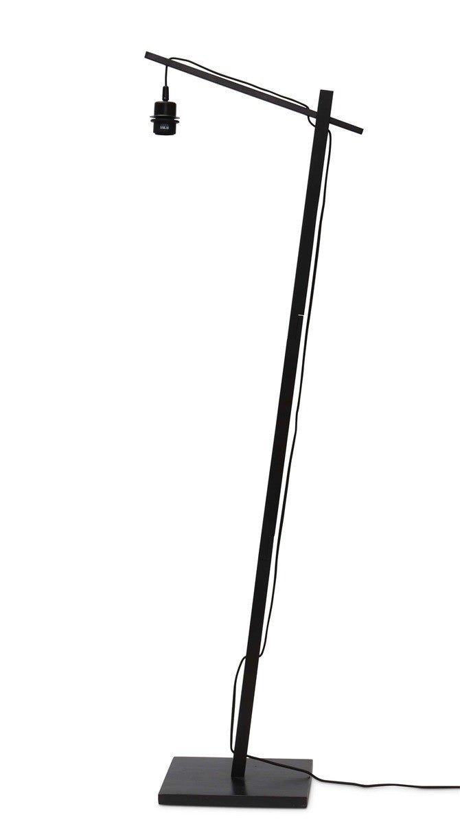 Lampadaire liseuse Cango noir 40 cm E27, vue 7