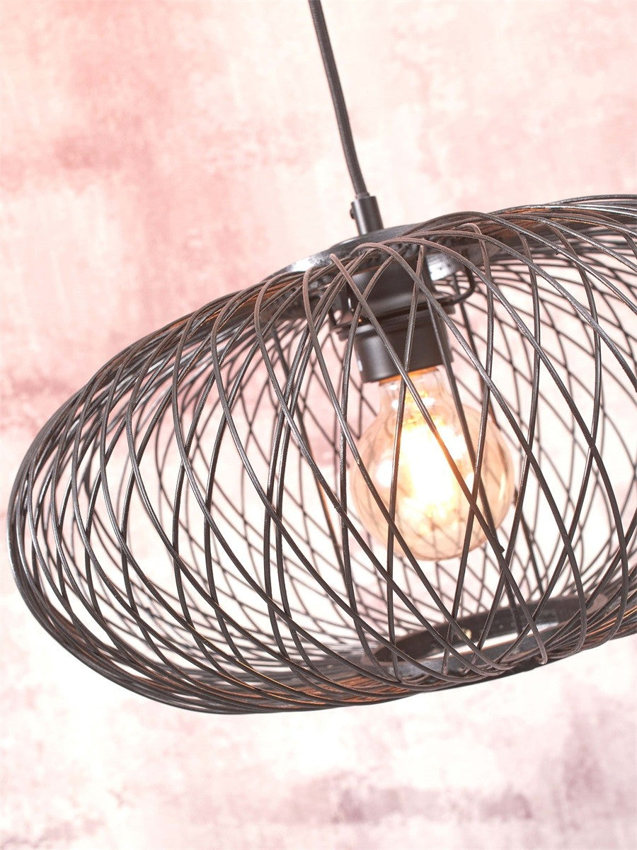 Lampadaire liseuse Cango noir 40 cm E27, vue 8