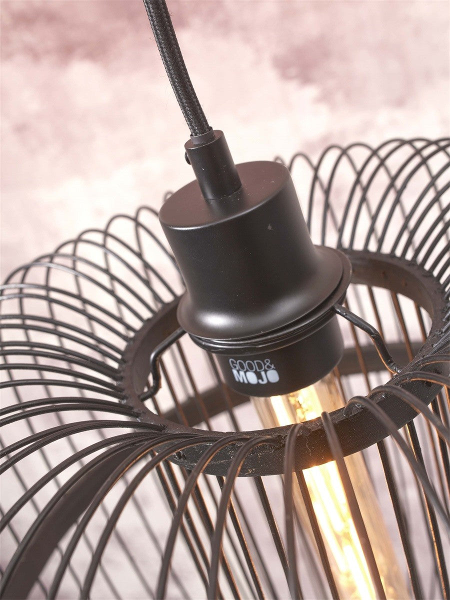 Lampadaire liseuse Hokkaido noir 38 cm E27, vue 3