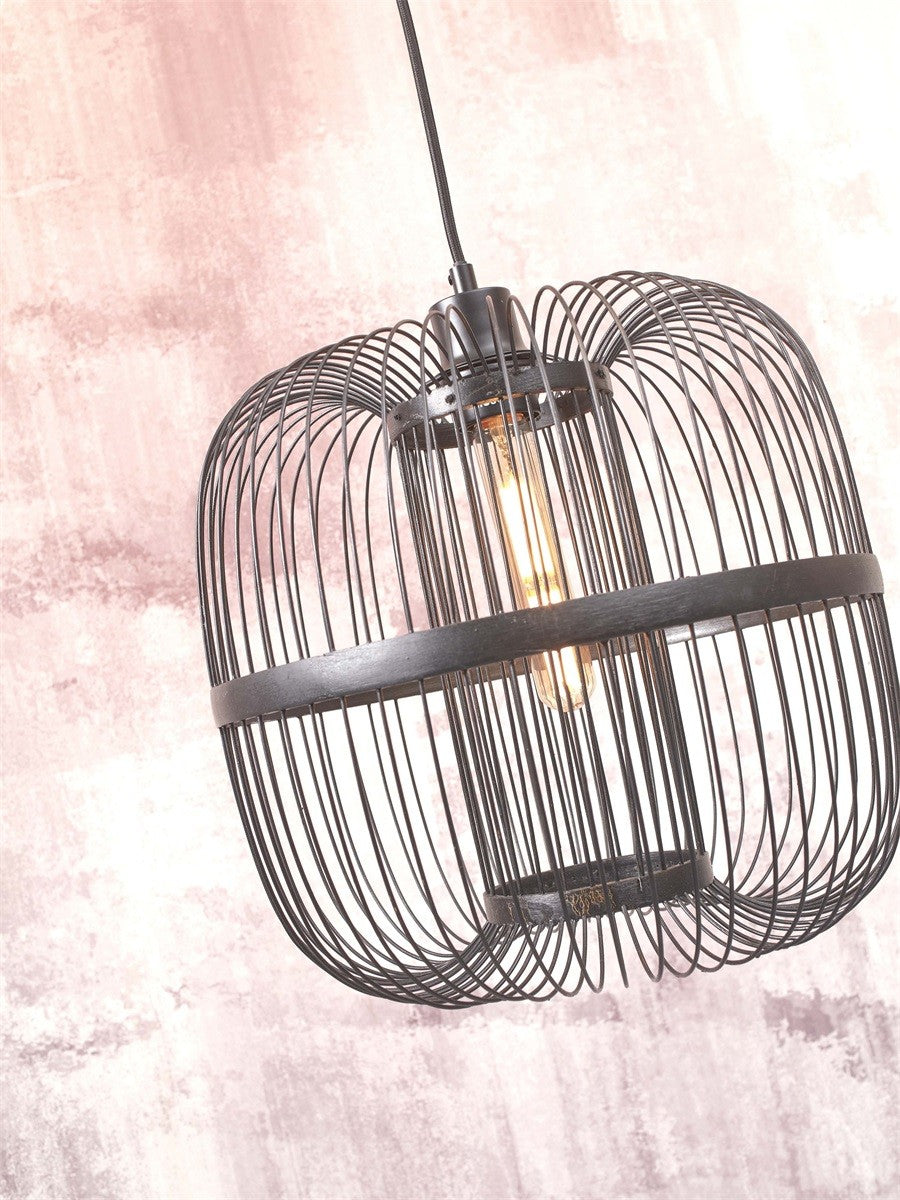 Lampadaire liseuse Hokkaido noir 38 cm E27, vue 4