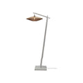 Lampadaire liseuse Iguazu jute bras blanc 55 cm E27