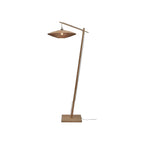 Lampadaire liseuse Iguazu jute bras naturel 55 cm E27